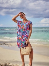 Rosa Faia Strand Marajo mehrfarbig/print strandkleid