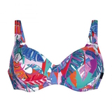 Rosa Faia Strand Sibel mehrfarbig/print unwattierter bikini bh