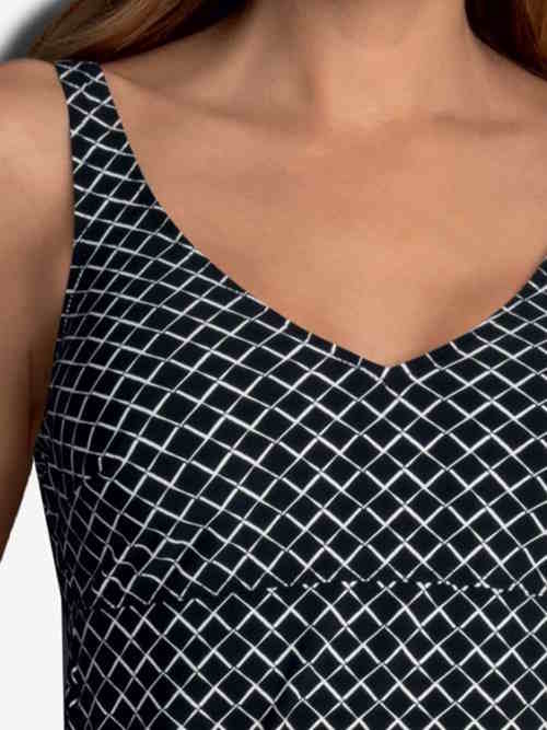 Rosa Faia Bademode Malaika schwarz/weiß tankini top Rosa Faia Bademode Malaika schwarz/weiß tankini top