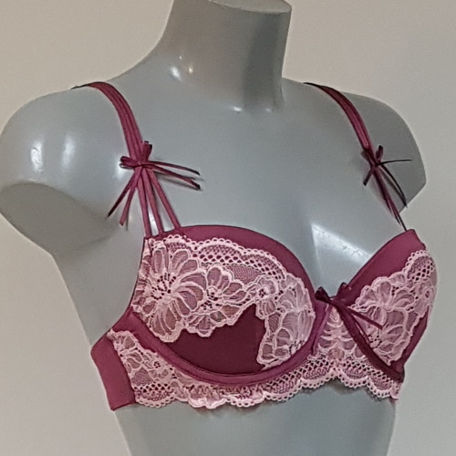 Sapph Rose Bertin pink vorgeformter bh Sapph Rose Bertin pink vorgeformter bh