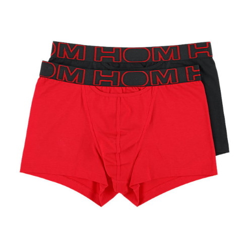 HOM Boxerlines schwarz/rot boxershort HOM Boxerlines schwarz/rot boxershort