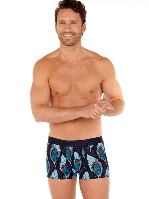 HOM Sormiou navy-blau/print boxershort HOM Sormiou navy-blau/print boxershort