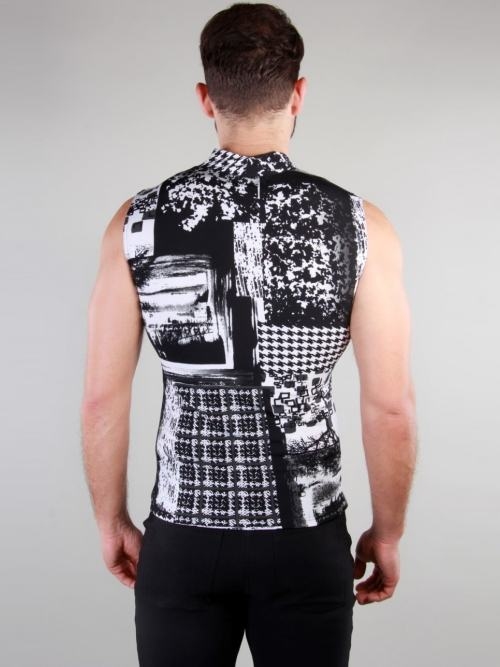 Peter Domenie 073 Fuel schwarz/weiß shirt Peter Domenie 073 Fuel schwarz/weiß shirt