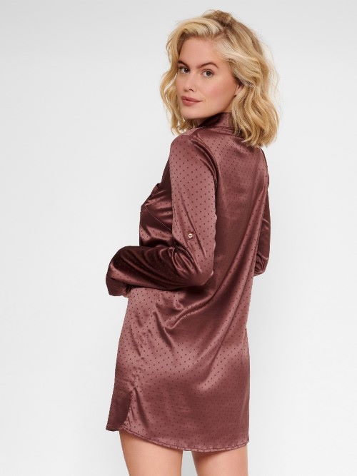 LingaDore Nacht Brown Dots braun nachtkleid LingaDore Nacht Brown Dots braun nachtkleid