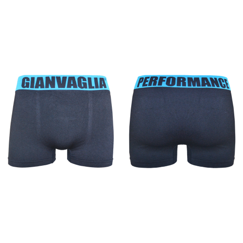 Gianvaglia Jax schwarz/blau sport boxershort Gianvaglia Jax schwarz/blau sport boxershort