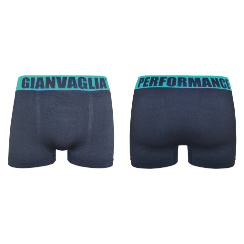 Gianvaglia Jax schwarz/turkis sport boxershort Gianvaglia Jax schwarz/turkis sport boxershort