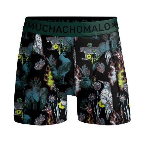 Muchachomalo  schwarz/print jungen boxershort