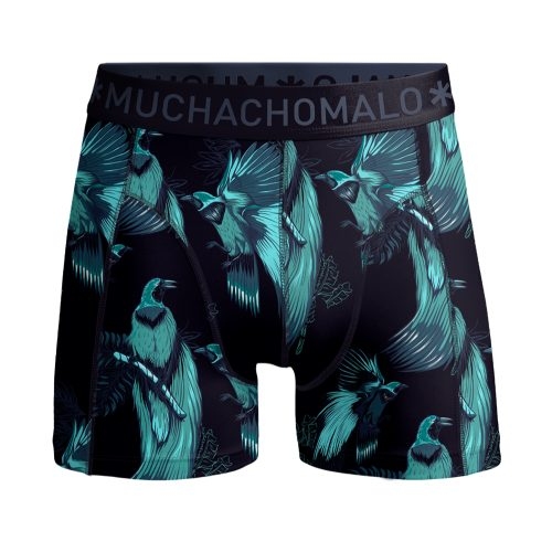 Muchachomalo Birds navy-blau/print jungen boxershort