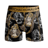Muchachomalo Nevertiti schwarz/gold boxer short