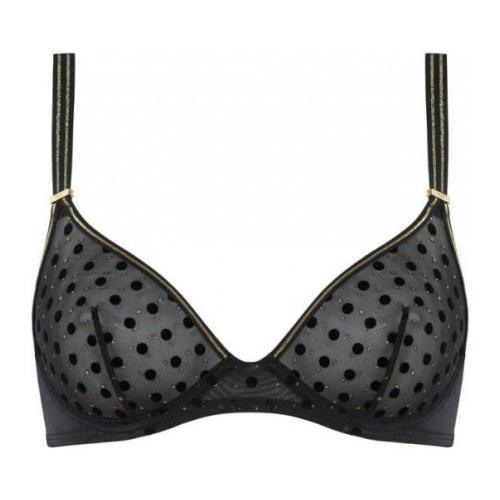 Marlies Dekkers Petit Point schwarz/gold nicht geformter bh Marlies Dekkers Petit Point schwarz/gold nicht geformter bh