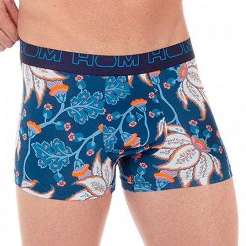 HOM Martin blau/print sport boxershort HOM Martin blau/print sport boxershort