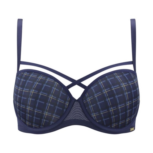 Sapph Fabulous navy-blau/print vorgeformter bh Sapph Fabulous navy-blau/print vorgeformter bh