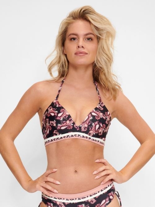 LingaDore Strand Paisley Love schwarz/print gemoldefer bikini bh LingaDore Strand Paisley Love schwarz/print gemoldefer bikini bh
