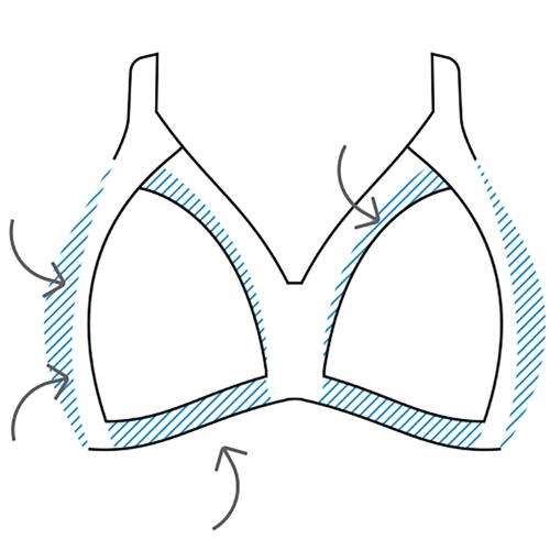 Naturana Minimizer weinrot ohne bügel bh Naturana Minimizer weinrot ohne bügel bh