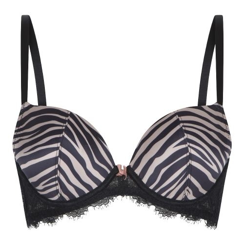 LingaDore Striped Zebra schwarz/print push up bh LingaDore Striped Zebra schwarz/print push up bh