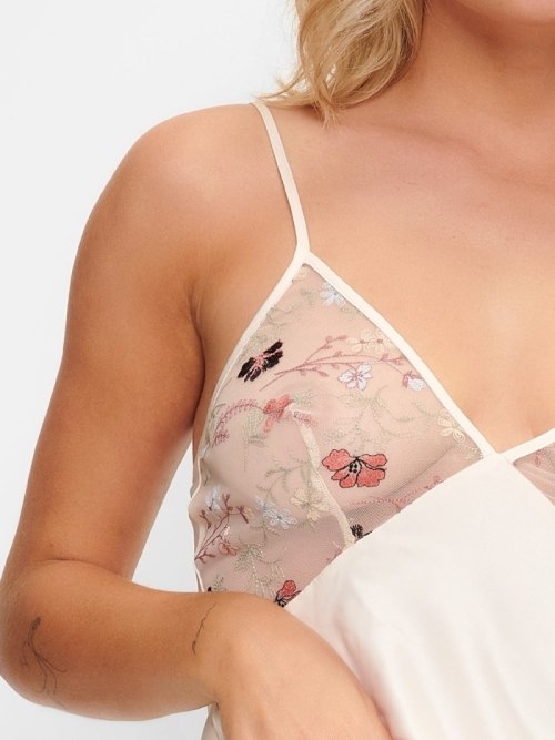 LingaDore Nacht Powder Puff beige schlafshirt LingaDore Nacht Powder Puff beige schlafshirt