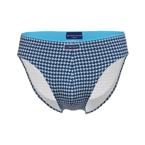 Tom Tailor Blue Medium navy-blau/print männer slip Tom Tailor Blue Medium navy-blau/print männer slip