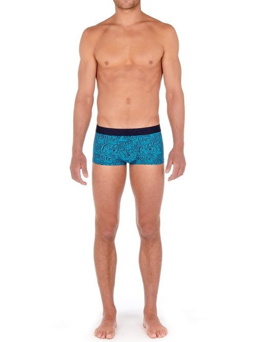 HOM Heliopolis türkis/print sport trunk HOM Heliopolis türkis/print sport trunk
