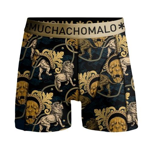 Muchachomalo Lion schwarz/gold boxer short