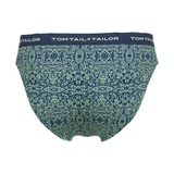 Tom Tailor Blue/Green All over  navy-blau/print männer slip