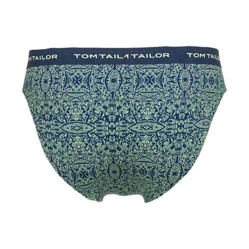 Tom Tailor Blue/Green All over  navy-blau/print männer slip Tom Tailor Blue/Green All over  navy-blau/print männer slip