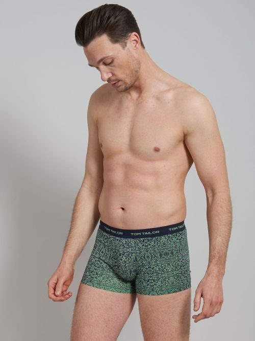 Tom Tailor Blue/Green All over  navy-blau/print boxershort Tom Tailor Blue/Green All over  navy-blau/print boxershort