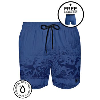 Muchachomalo Water React Blau/Print Badehose Muchachomalo Water React Blau/Print Badehose