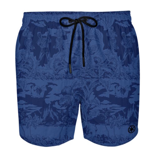 Muchachomalo Wasser Reagieren blau/print badehose Muchachomalo Wasser Reagieren blau/print badehose