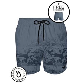 Muchachomalo Water React Grau/Print Badehose Muchachomalo Water React Grau/Print Badehose