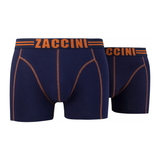 Zaccini Tone in Tone  navy-blau boxer short