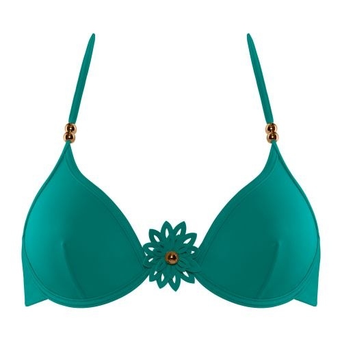 Marlies Dekkers Bademode La Flor grün unwattierter bikini bh Marlies Dekkers Bademode La Flor grün unwattierter bikini bh