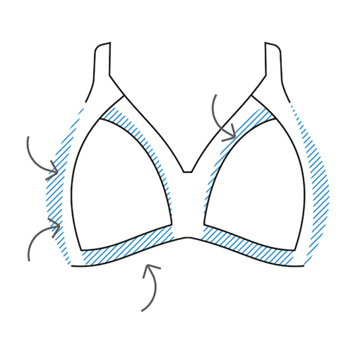 Naturana Minimizer koralle ohne bügel bh Naturana Minimizer koralle ohne bügel bh