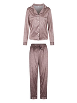 LingaDore Nacht Animal Cork braun/print pyjama
