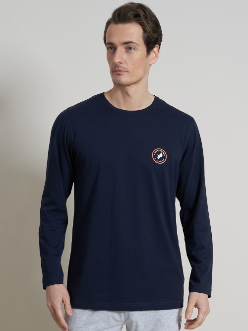 Ein Fisch namens Fred 120002 navy-blau pyjama-shirt Ein Fisch namens Fred 120002 navy-blau pyjama-shirt