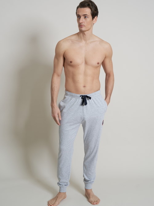 Ein Fisch namens Fred 120010 grey melange pyjamahose Ein Fisch namens Fred 120010 grey melange pyjamahose