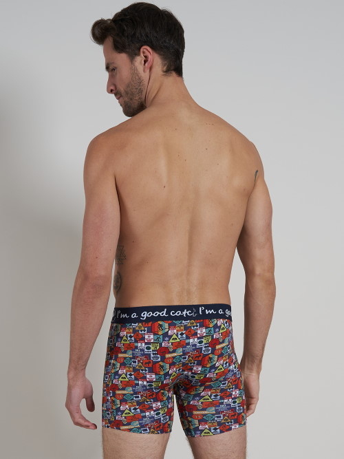 Ein Fisch namens Fred Wintersport  navy-blau/print boxershort Ein Fisch namens Fred Wintersport  navy-blau/print boxershort