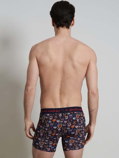 Ein Fisch namens Fred Wintersport  navy-blau/print boxershort Ein Fisch namens Fred Wintersport  navy-blau/print boxershort