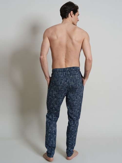 Ein Fisch namens Fred Wintersport  navy-blau/print pyjamahose Ein Fisch namens Fred Wintersport  navy-blau/print pyjamahose