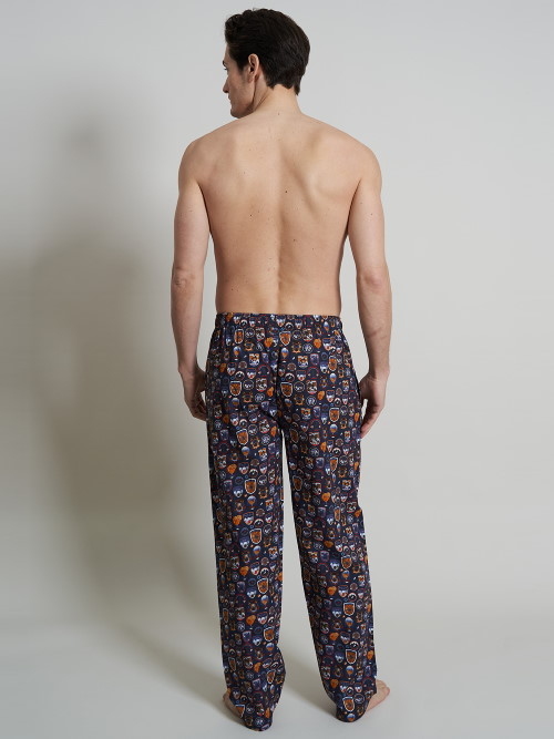 Ein Fisch namens Fred Wintersport  navy-blau/print pyjamahose Ein Fisch namens Fred Wintersport  navy-blau/print pyjamahose