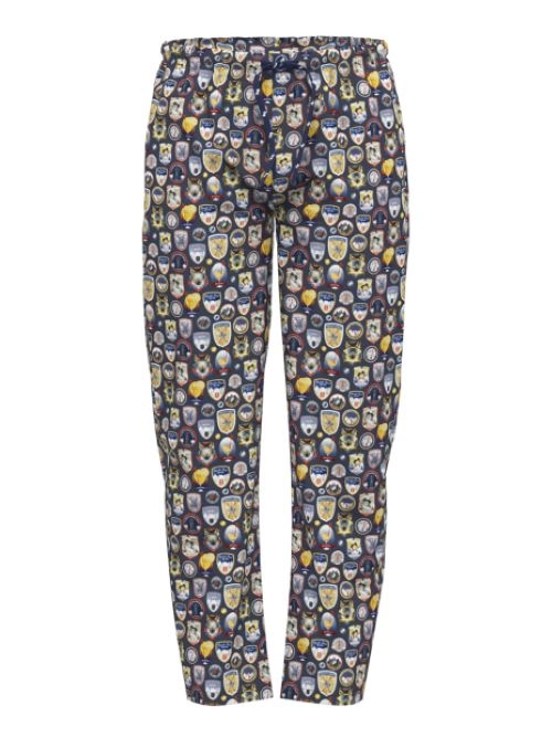 Ein Fisch namens Fred Wintersport  navy-blau/print pyjamahose Ein Fisch namens Fred Wintersport  navy-blau/print pyjamahose
