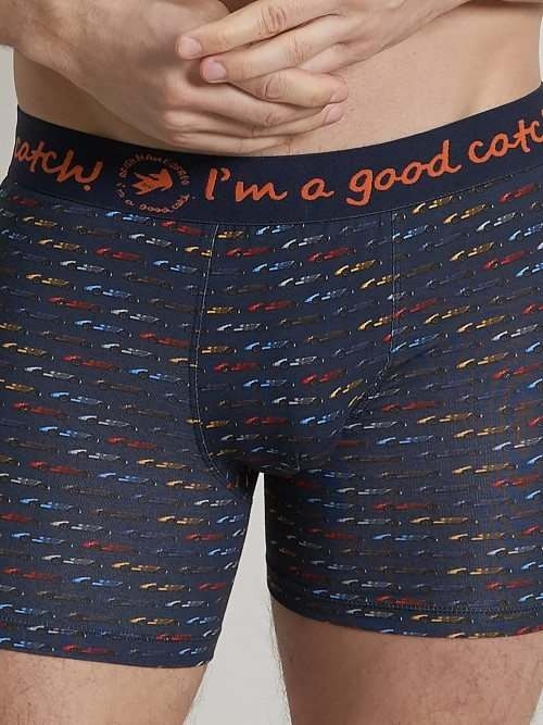 Ein Fisch namens Fred Racing navy-blau/print boxershort Ein Fisch namens Fred Racing navy-blau/print boxershort