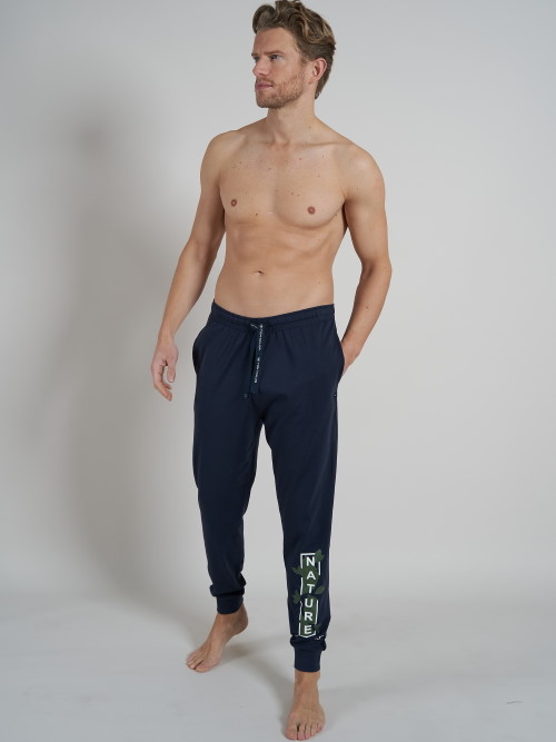 Tom Tailor Nature navy-blau pyjamahose Tom Tailor Nature navy-blau pyjamahose