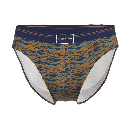 Tom Tailor Blue/Green All over  blau/print männer slip Tom Tailor Blue/Green All over  blau/print männer slip