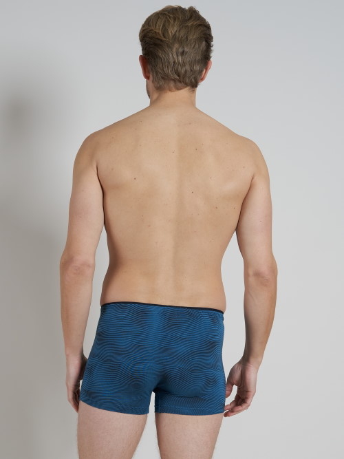 Tom Tailor Wave blau/schwarz sport boxershort Tom Tailor Wave blau/schwarz sport boxershort