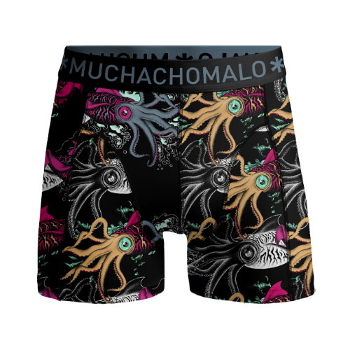 Muchachomalo Calamari schwarz/print jungen boxershort