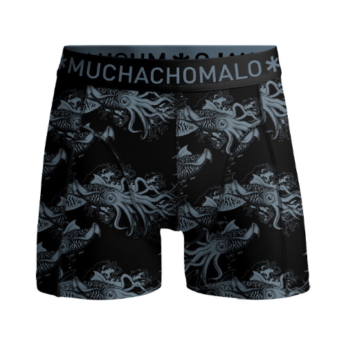 Muchachomalo Calamari schwarz/print jungen boxershort