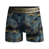 Muchachomalo NiteOwl blau/print boxer short