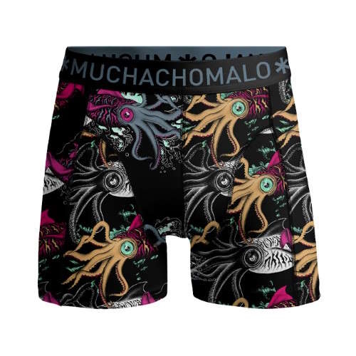 Muchachomalo Calamari schwarz/print boxer short
