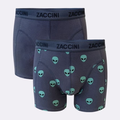 Zaccini Alien grau/print boxer short