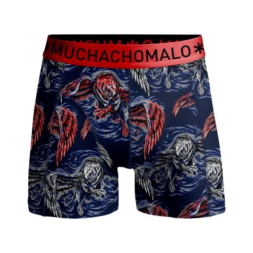Muchachomalo Fire Bird blau/print boxer short